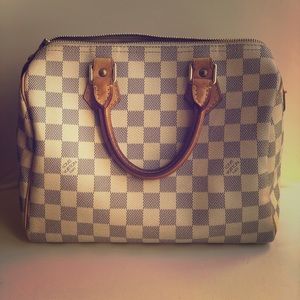 Louis Vuitton speedy Bag Damier Azure 25